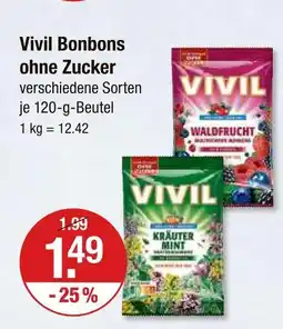 V Markt Vivil bonbons ohne zucker waldfrucht Angebot