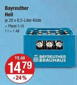 V Markt Bayreuther brauhaus bayreuther hell Angebot
