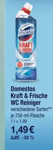 V Markt Domestos kraft & frische wc reiniger Angebot