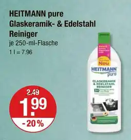 V Markt Heitmann pure glaskeramik- & edelstahl reiniger Angebot
