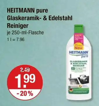 V Markt Heitmann pure glaskeramik- & edelstahl reiniger Angebot