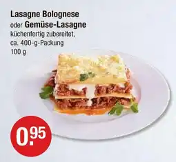 V Markt Lasagne bolognese Angebot