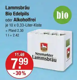 V Markt Neumarkter lammsbräu bio edelpils Angebot