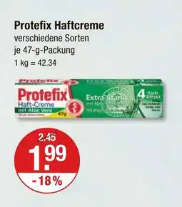 V Markt Protefix haftcreme Angebot