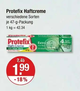 V Markt Protefix haftcreme Angebot