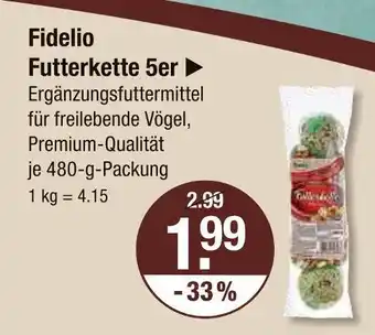 V Markt Fidelio futterkette 5er Angebot