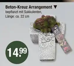 V Markt Beton-kreuz arrangement Angebot