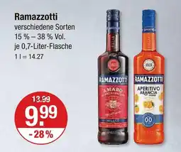 V Markt Ramazzotti likör Angebot