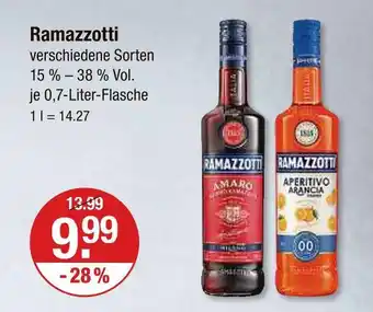 V Markt Ramazzotti likör Angebot