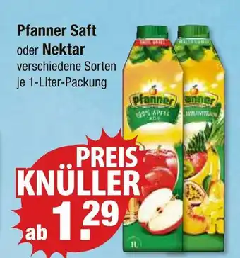 V Markt Pfanner saft Angebot