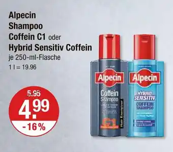 V Markt Alpecin shampoo coffein c1 Angebot