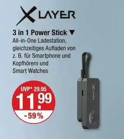 V Markt X layer 3 in 1 power stick Angebot
