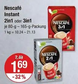 V Markt Nescafé instant 2in1 Angebot