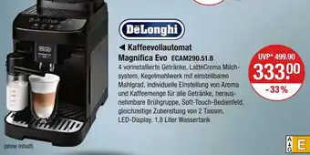 V Markt Delonghi kaffeevollautomat magnifica evo Angebot