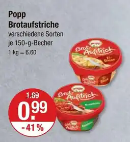V Markt Popp brotaufstriche Angebot