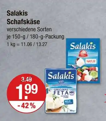 V Markt Salakis schafskäse Angebot