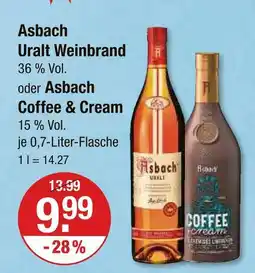 V Markt Asbach uralt weinbrand Angebot