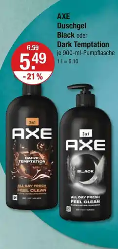 V Markt Axe black Angebot