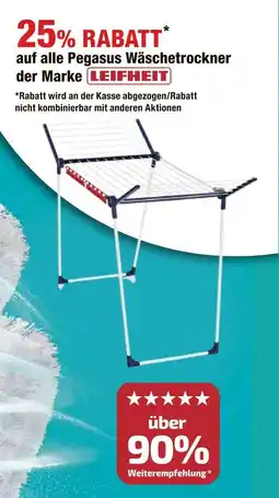 V Markt Leifheit pegasus wäschetrockner Angebot
