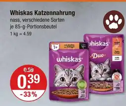V Markt Whiskas katzennahrung nass Angebot