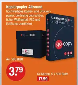 V Markt Kopierpapier allround Angebot