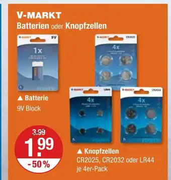 V Markt V-markt batterie Angebot