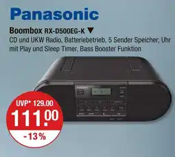 V Markt Panasonic boombox rx-d500eg-k Angebot