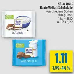 diska Ritter Sport Bunte Vielfalt Schokolade Angebot