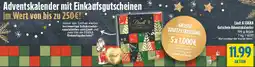 diska Lindt & EDEKA Gutschein Adventskalender Angebot