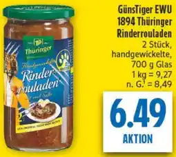 diska Günstiger EWU 1894 Thüringer Rinderrouladen Angebot