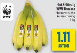 diska Gut & Günstig WWF Bananen Angebot