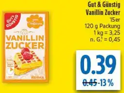 diska Gut & Günstig Vanillin Zucker Angebot