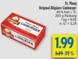 diska St. Mang Original Allgäuer Limburger Angebot