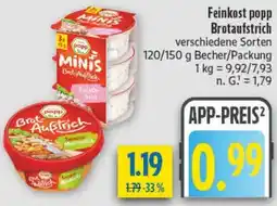 diska Feinkost popp Brotaufstrich Angebot