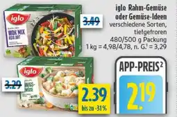 diska iglo Rahm-Gemüse oder Gemüse-Ideen Angebot