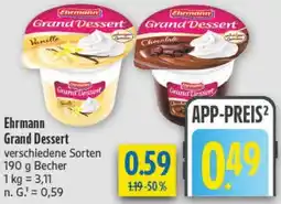 diska Ehrmann Grand Dessert Angebot