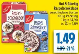 diska Gut & Günstig Raspelschokolade Angebot