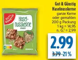diska Gut & Günstig Haselnusskerne Angebot
