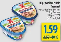 diska Rügenwalder Mühle Teewurst Angebot