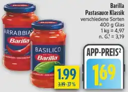 diska Barilla Pastasauce Klassik Angebot