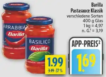 diska Barilla Pastasauce Klassik Angebot