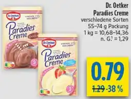 diska Dr. Oetker Paradies Creme Angebot