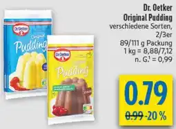 diska Dr. Oetker Original Pudding Angebot