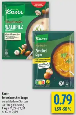 diska Knorr Feinschmecker Suppe Angebot