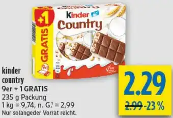 diska Kinder Country Angebot