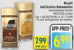 diska Nescafé Gold löslicher Bohnenkaffee Angebot