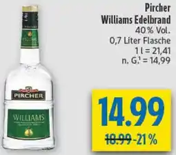 diska Pircher Williams Edelbrand Angebot