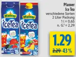 diska Pfanner Ice Tea Angebot