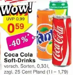 Jawoll Coca Cola Soft-Drinks Angebot
