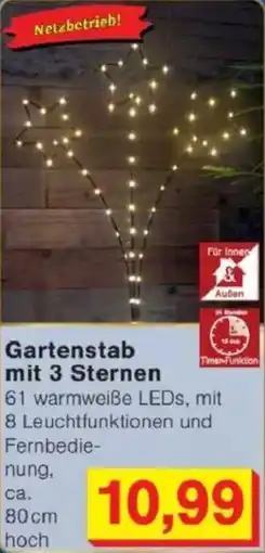 Jawoll Gartenstab mit 3 Sternen Angebot